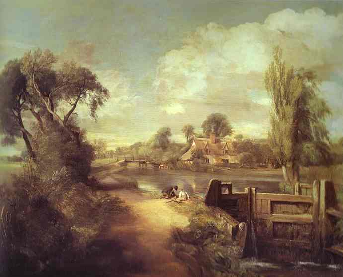 Landscape: Boys Fishing. 1813