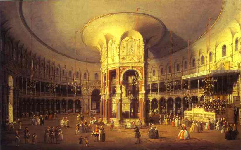 London: Ranelagh, Interior of the Rotunda. 1754