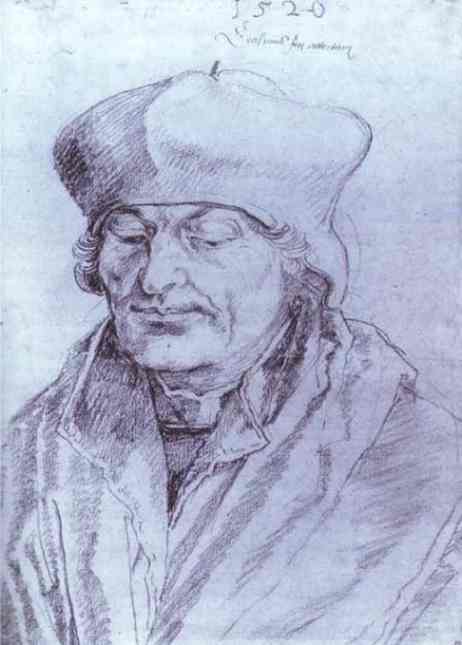 Portrait of Erasmus. 1520