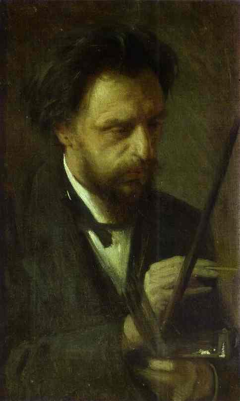 Portrait of the Artist Grigory Myasoyedov. 1872