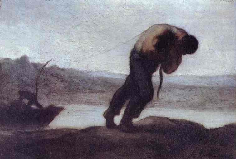 The Hauler of a Boat. c. 1856