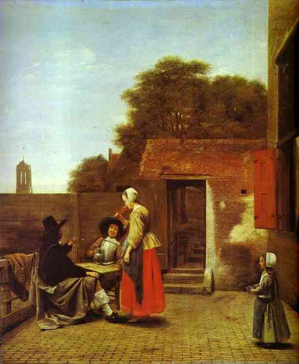 A Dutch Courtyard. c. 1660