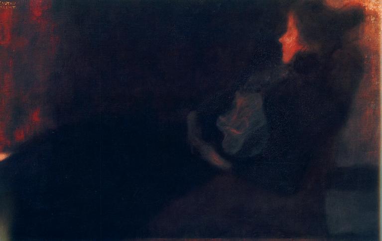 Lady by the Fireplace. 1897