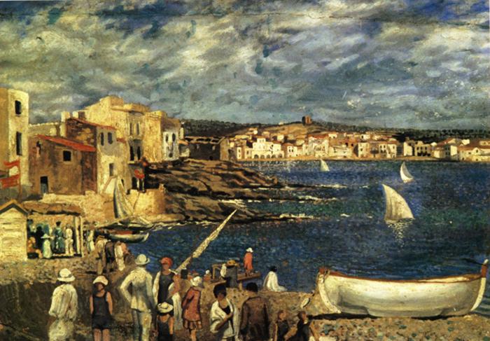 Llaner Beach in Cadaques. c. 1921