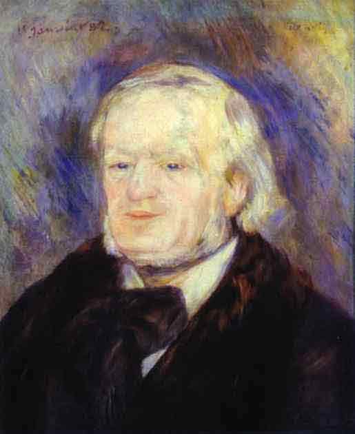 Portrait of Richard Wagner. 1882