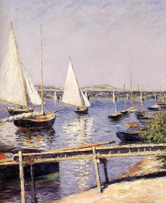 Sailing Boats at Argenteuil, c.1885-1890