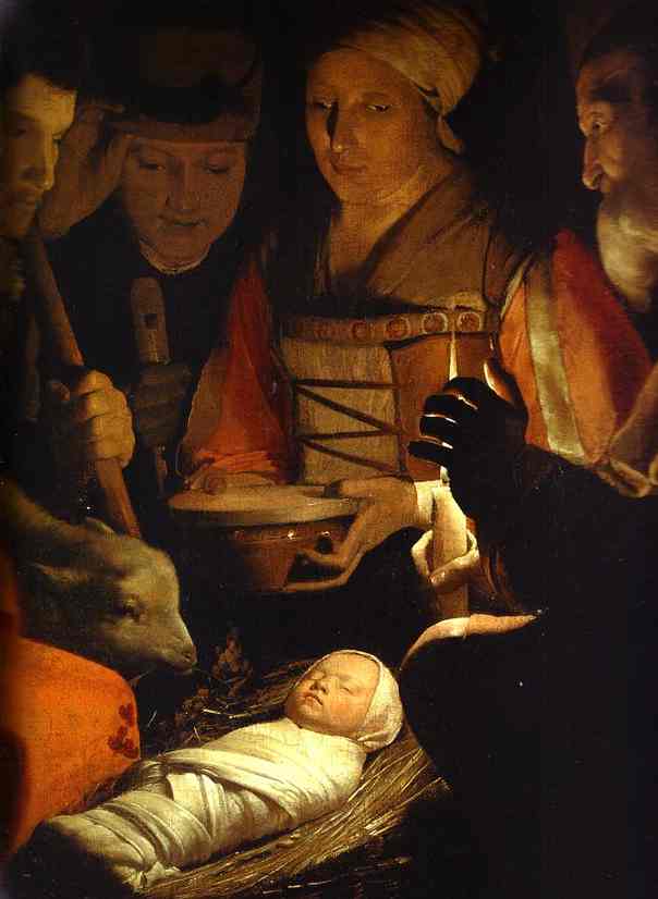 The Adoration of the Shepherds. Detail. c. 1640