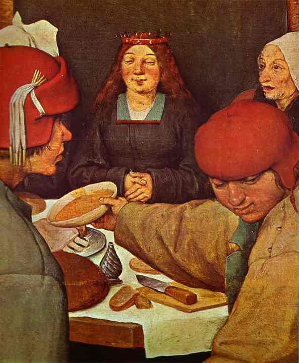 The Peasant Wedding. Detail. 1567