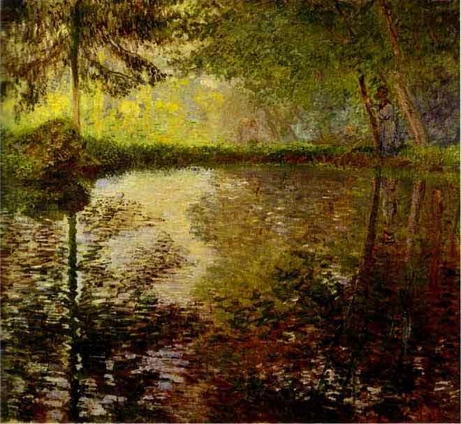 The Pond at Montgeron 1876-1877.