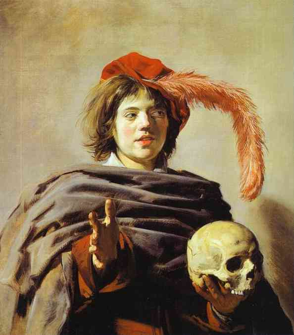 Young Man with a Skull (Vanitas). c1626