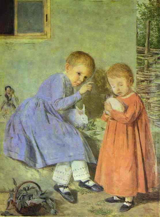 Children. Daughters of the Artist. 1845