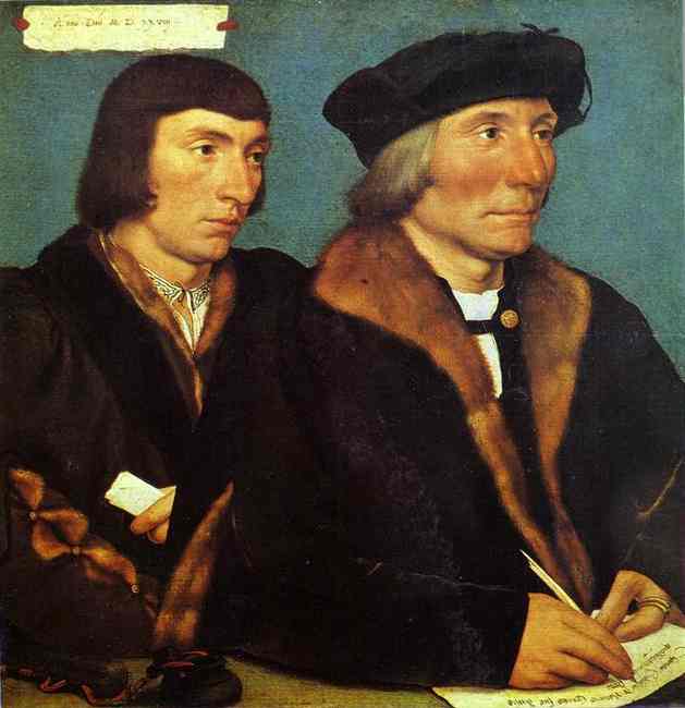 Double Portrait of Sir Thomas Godsalve and his Son John. 1528