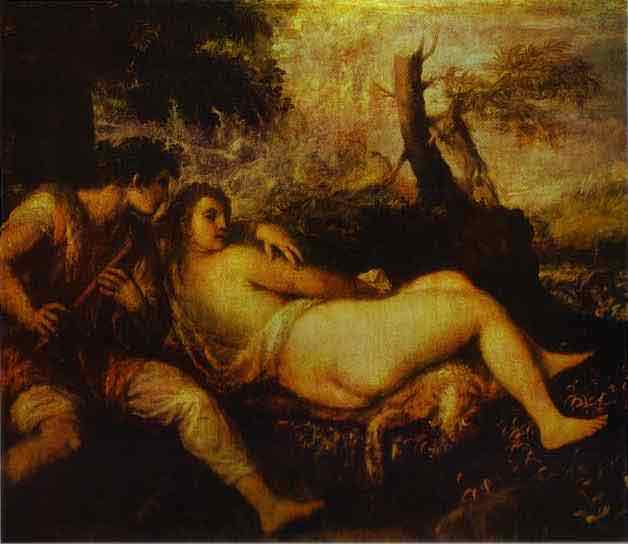 Shepherd and Nymph. c.1570