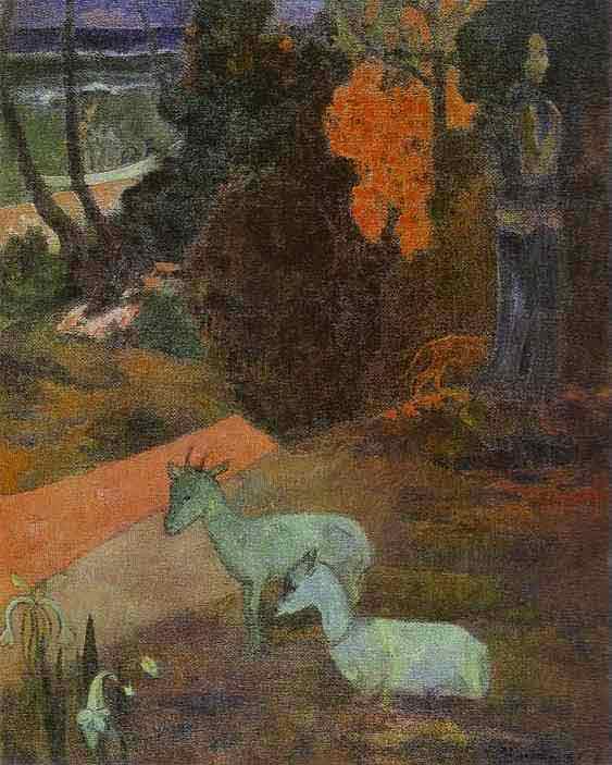 Tarari maruru (Landscape with Two Goats). 1897