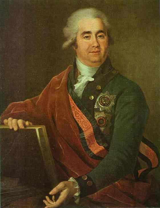 Portrait of Count A. A. Bezborodko. 1790