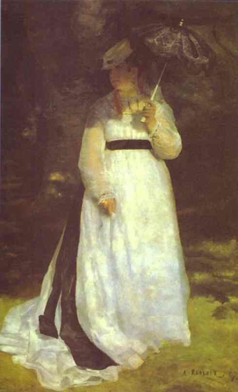 Oil painting:Lise. 1867