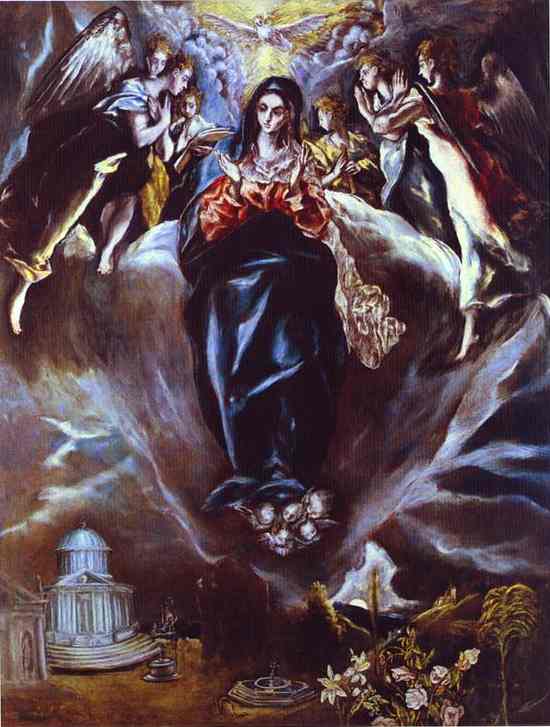 Oil painting:The Immaculate Conception. 1610s