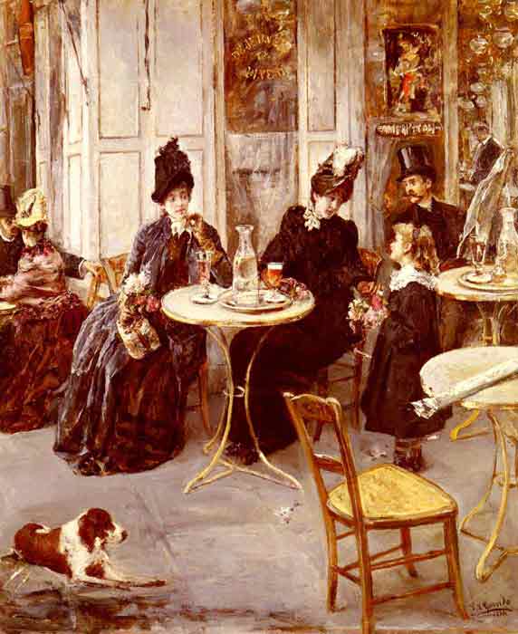 Oil painting for sale:Au Cafe [At the Cafe], 1884