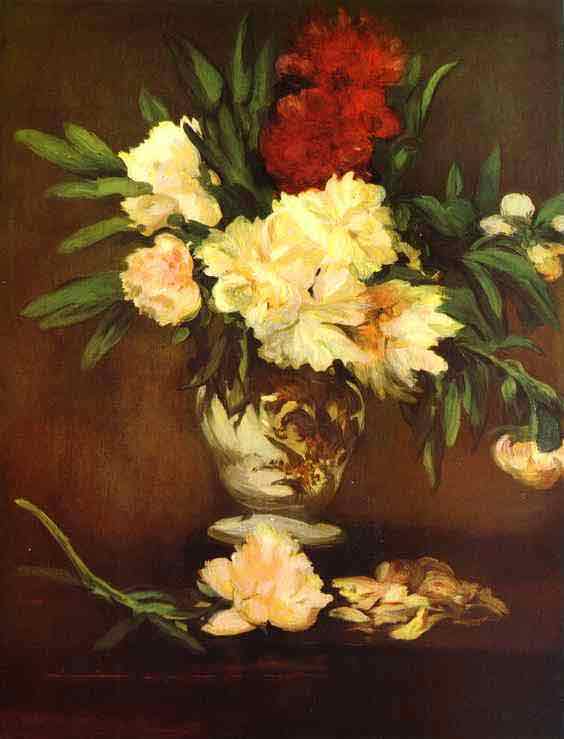 Peonies in a Vase. c.1864