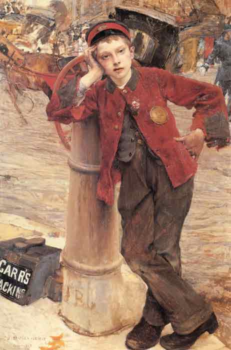 Oil painting for sale:The London Bootblack, 1882