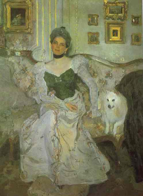 Oil painting:Portrait of Princess Zinaida Yusupova. 1900