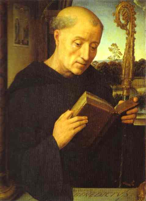 Oil painting:Portrait of Benedetto di Tommaso Portinari. 1487