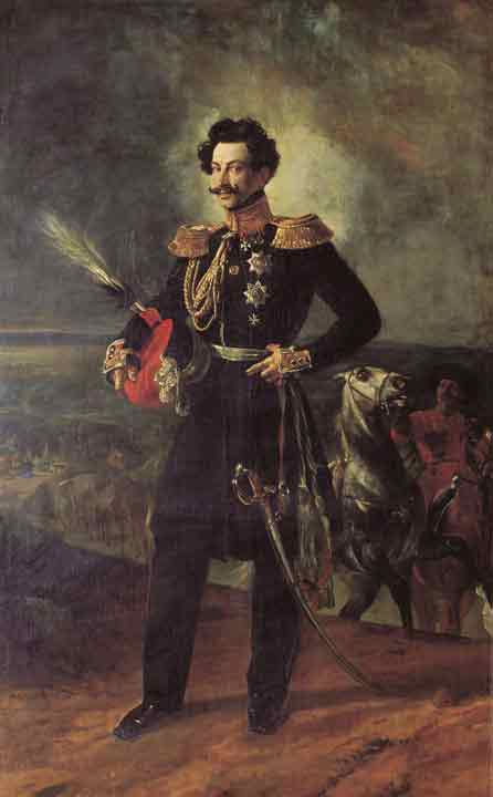 Oil painting for sale:Portrait of Adutant General Count Vasil Alexeevich Perovski, 1837