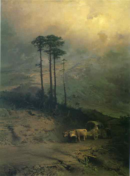 Oil painting for sale:In the Mountains of Crimea, 1873