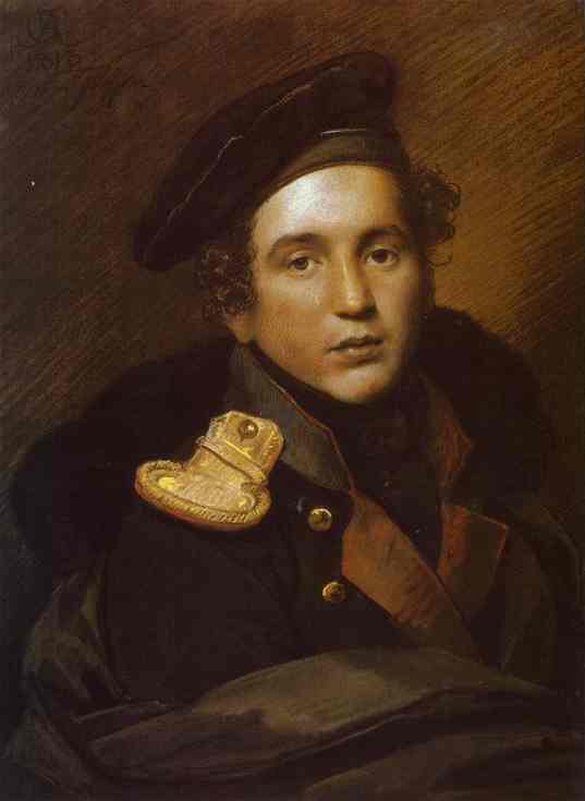 Oil painting:Portrait of P. A. Olenin. 1813