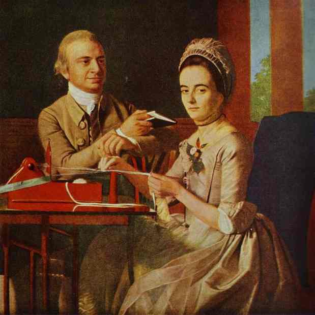 Oil painting:Governor Thomas Miffin and Mrs. Miffin. 1773