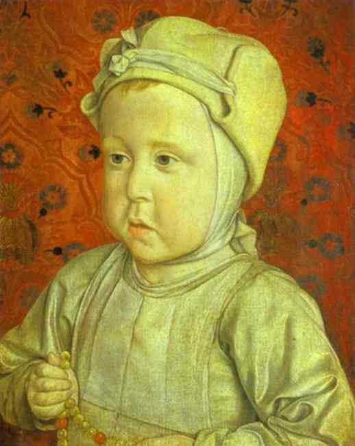 Oil painting:Portrait of the Dauphin Charles-Orlant.