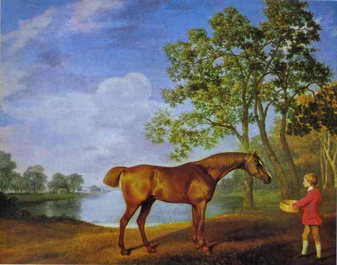 Oil painting:Pumpkin with a Stable Lad. 1774