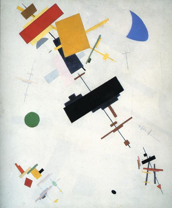 Oil painting:Suprematism. (Supremus #56). 1915