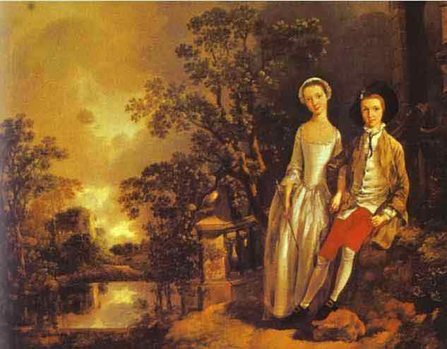 Heneage Lloyd and His Sister. 1750