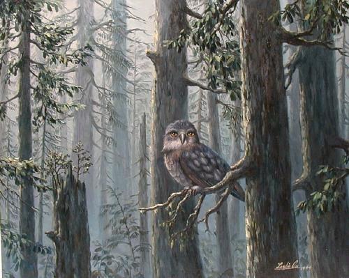 Oil painting for sale:birds-008