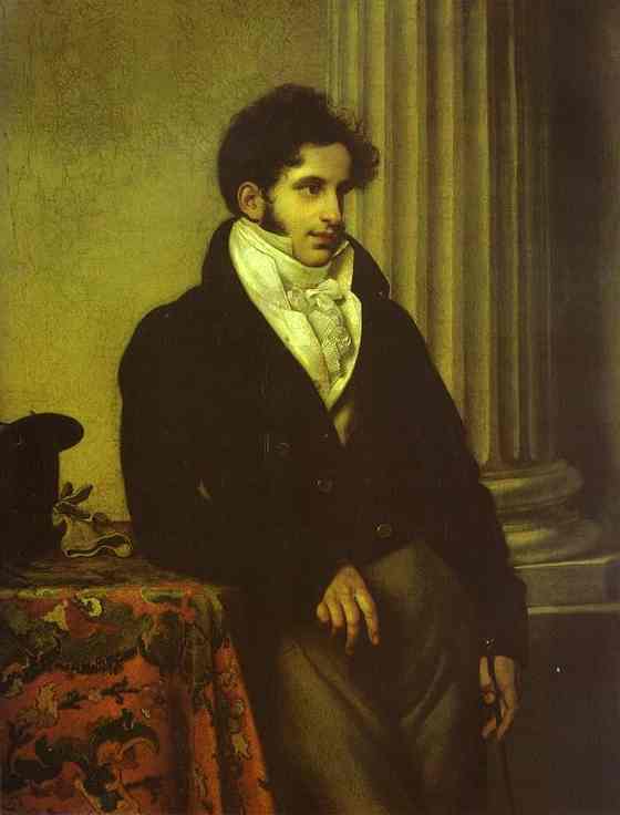 Oil painting:Portrait of Count S. S. Uvarov. 1815