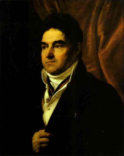 Oil painting:Portrait of V. S. Khvostov. 1814