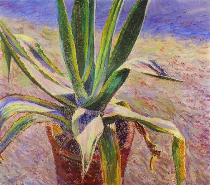 Oil painting:Agave. 1897