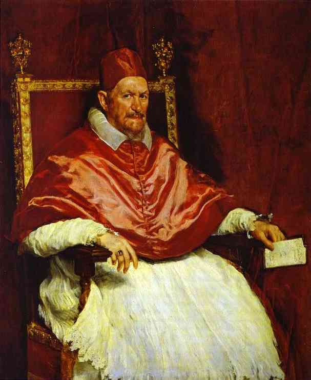 Oil painting:Pope Innocent X. 1650