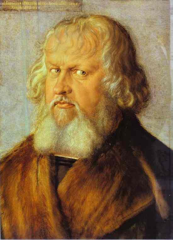 Oil painting:Portrait of Hieronymus Holzschuher. 1526