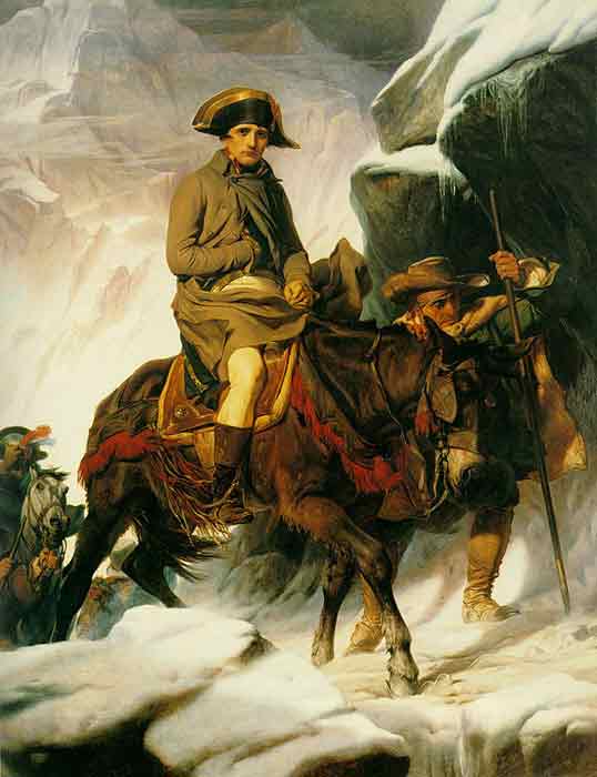 Oil painting for sale:Napoleon Crossing the Alps, 1850