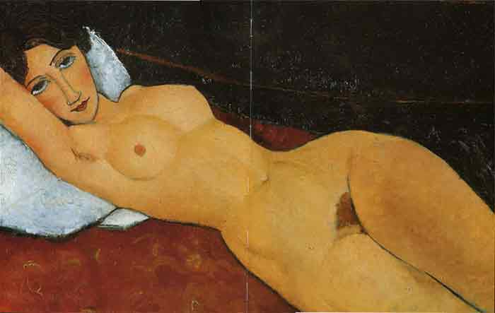 Oil painting for sale:Reclining Nude , 1917