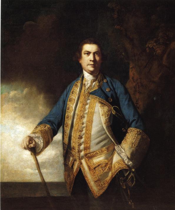 Oil painting:Augustus, 1st Viscount Keppel (1725