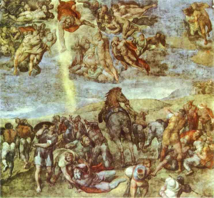 Oil painting: Conversion of Saint Paul. 1542-1545