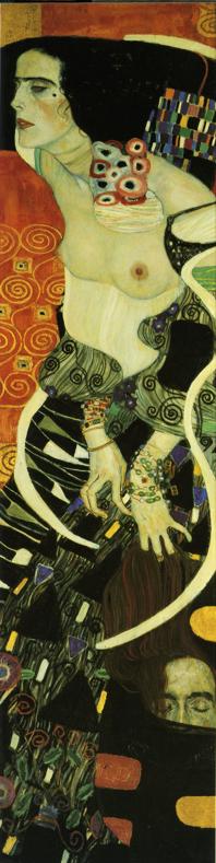 Oil painting:Judith, II. (Salome). 1909
