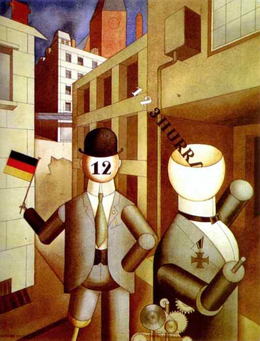 Oil painting:Republica Automatons. 1920