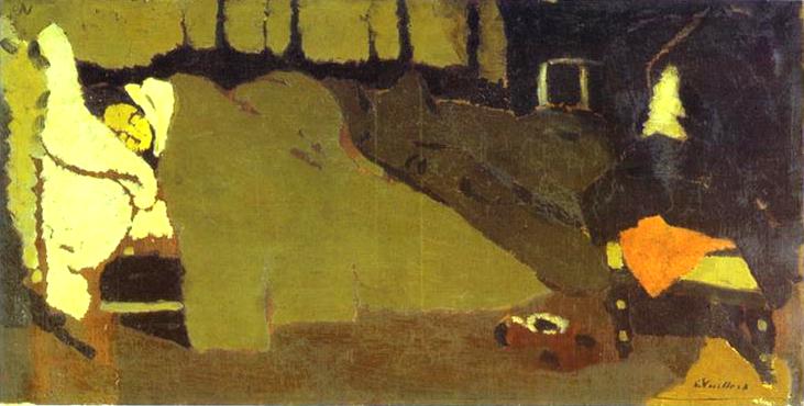 Oil painting:Sleep. c. 1891
