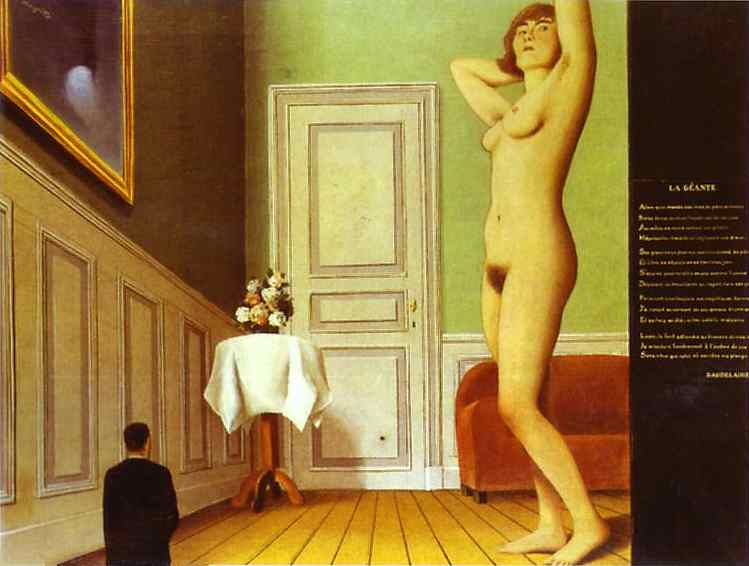 Oil painting:The Giantess. 1929