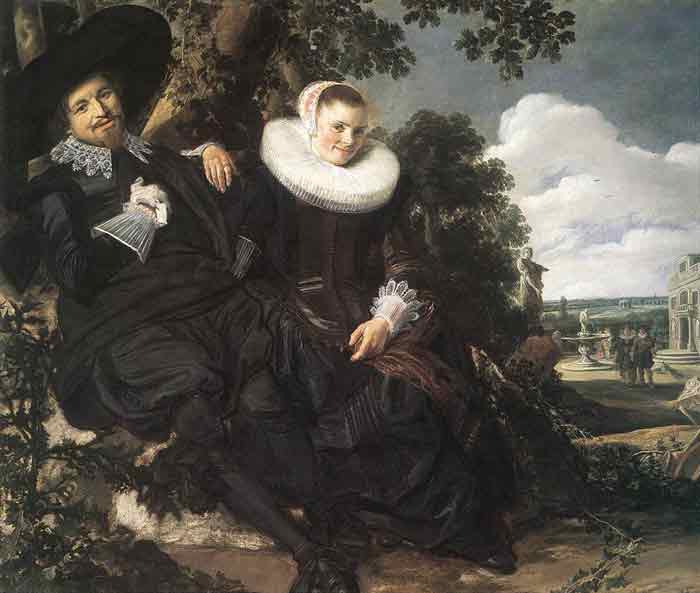 Oil painting for sale:Married Couple in a Garden, c.1622