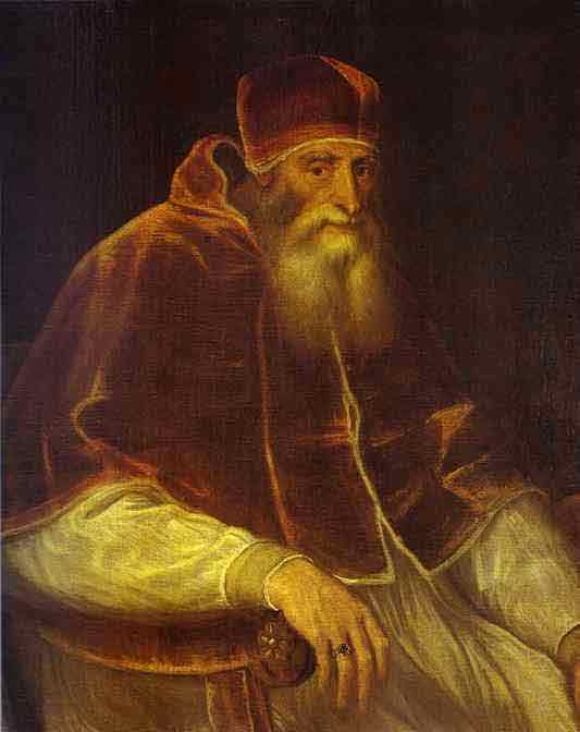 Portrait of Pope Paul III. 1548